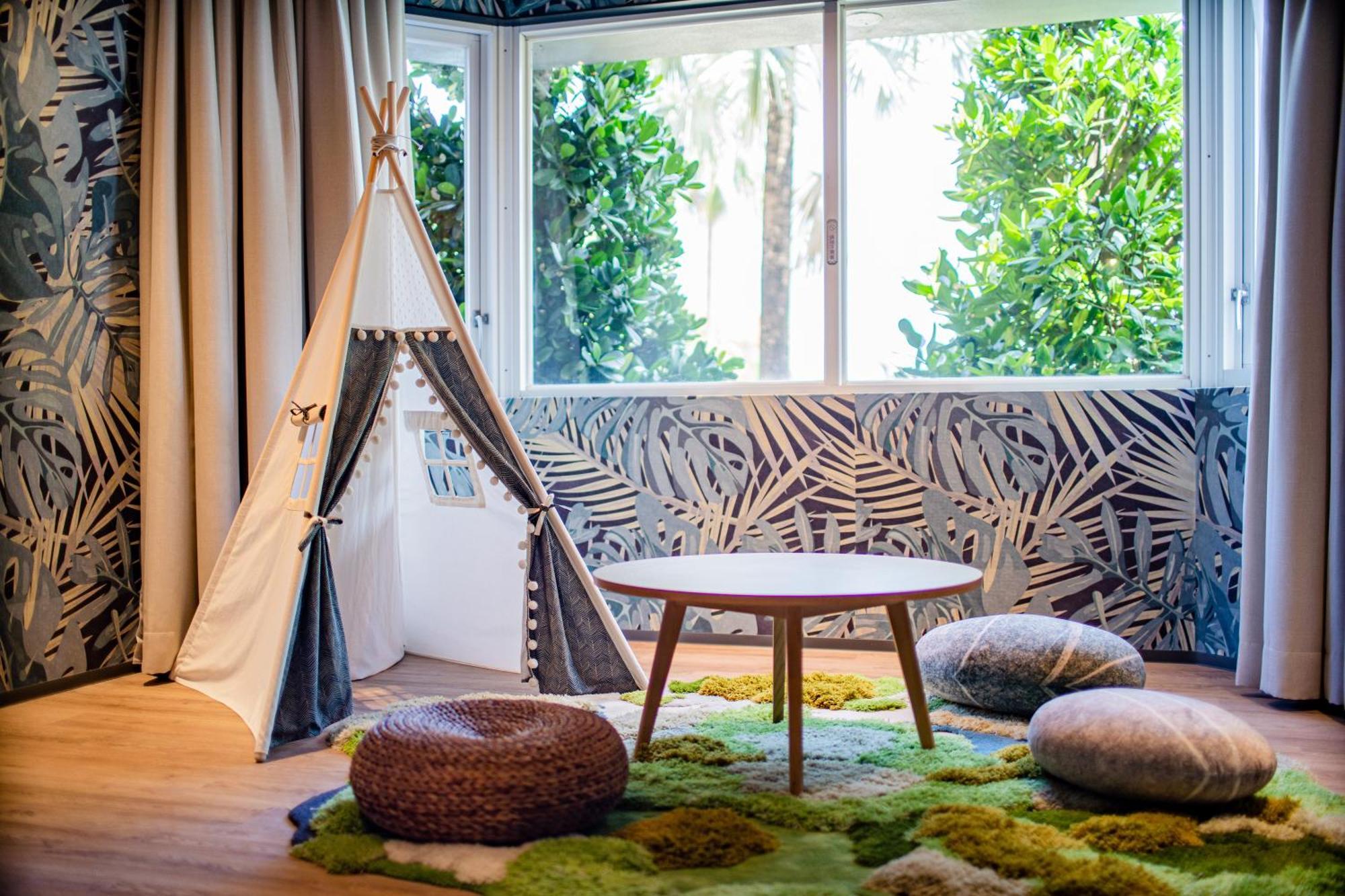 Hualien Farglory Hotel Yanliau Eksteriør bilde A teepee in a living room